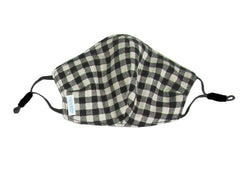 Gingham Youth Face Mask