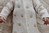 Shell Waffle Zip Suit