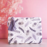 Falling Feathers Nappy Wallet Clutch