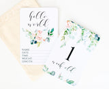 Wildflower Collection Milestone Cards
